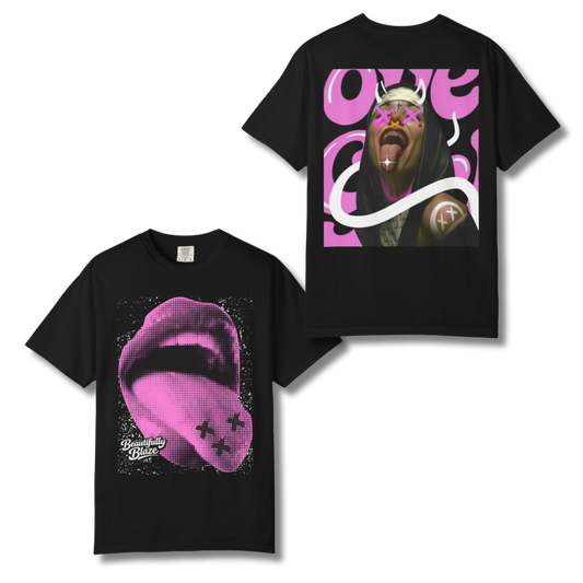 Scream Chaos Graphic Tee (Front & Back) – Bold Streetwear Statement Shirt | Beautifully Blaze